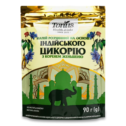 Напій Розчинний На Основі Індійського Цикорію З Коренем Женьшеню, д/п 90г