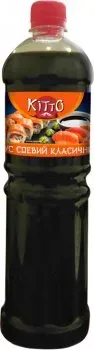 Соус соєвий Kitto Класичний з підсолоджувачем 1л