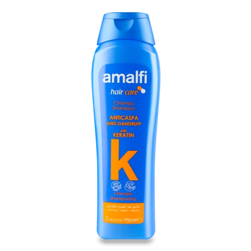 Шампунь Проти Лупи з Кератином Amalfi, 750мл