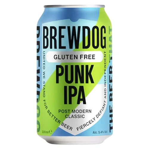 Пиво BrewDog Gluten Free Punk IPA світле фільтроване 5,4% 0,33л