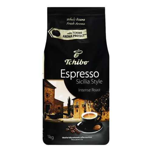 Кава натуральна смажена в зернах Espresso Sicilia Style Tchibo вищого ґатунку 1кг