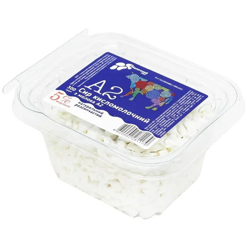 Сир кисломолочний Молочний Світ А2 5% 300г