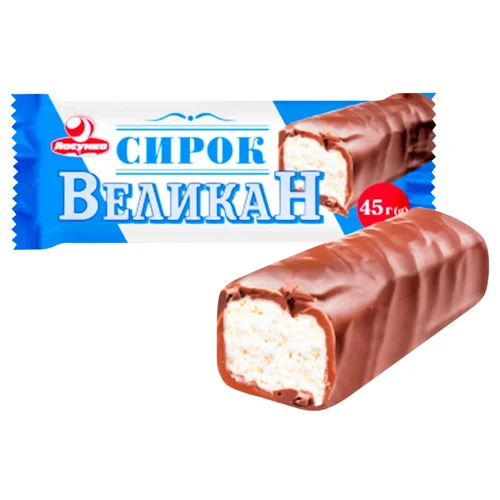 Сирок глазурований Ласунка ВеликаН ваніль 26% 45г