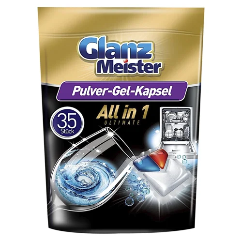Таблетки для посудомийних машин Glanz Meister All-in-One 35шт