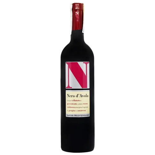 Вино Sapori Mediterranei Nero d'Avola біле сухе 12,5% 0,75л