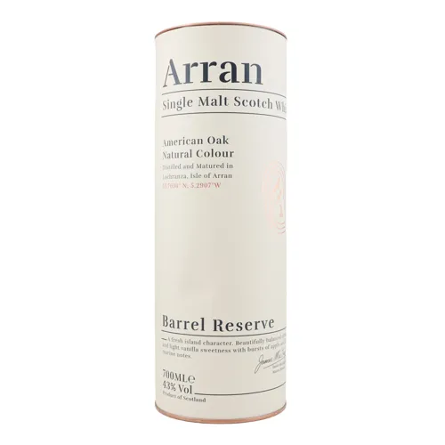 Віскі 0.7л 43% односолодовий Barrel Reserve Arran тубус