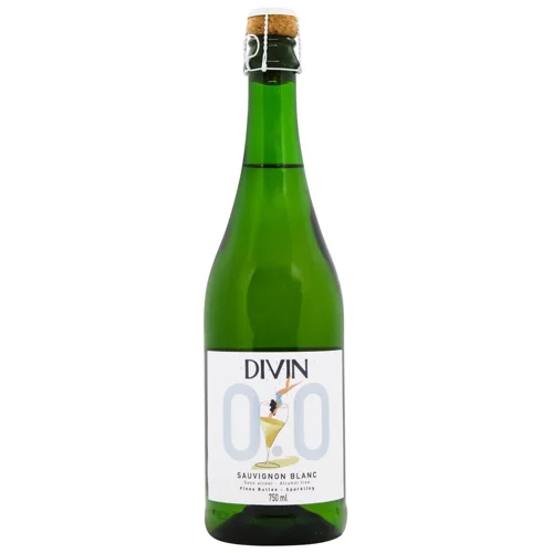 Напій безалкогольний Divin Sparkling біле напівсухе 0,75л
