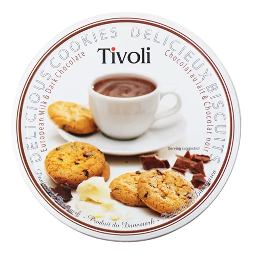 Печиво Tivoli Європейське з молочним і темним шоколадом 150г