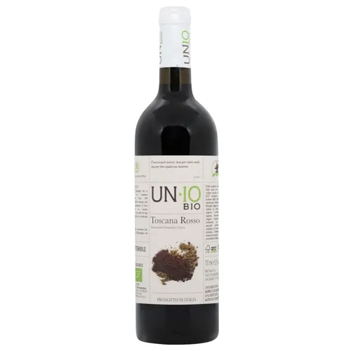 Вино Castelli del Grevepesa UN-IO Bio Toscana червоне сухе 13,5% 0,75л
