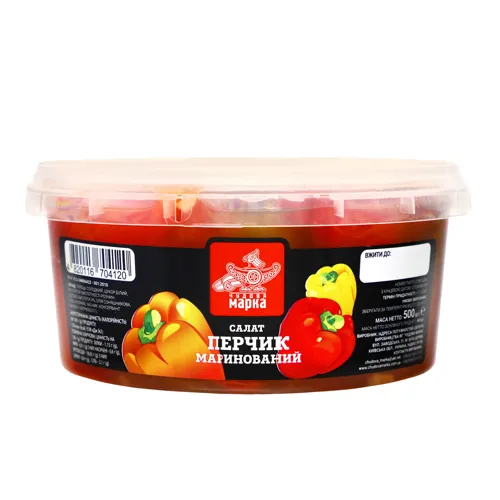Салат Перчик маринований Чудова марка п/у 500г