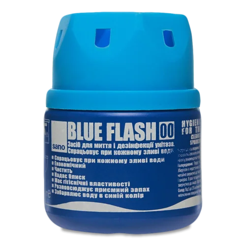Засіб Мийний Для Дезінфекції Унітазу Blue Flash Sano 200г