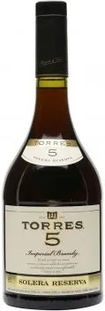 Коньяк Torres 5 років витримки Solera Reserva 1л 38%