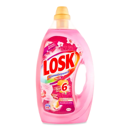 Рідкий Засіб Для Прання Малазійські Квіти Колір Ароматерапія Losk 3л