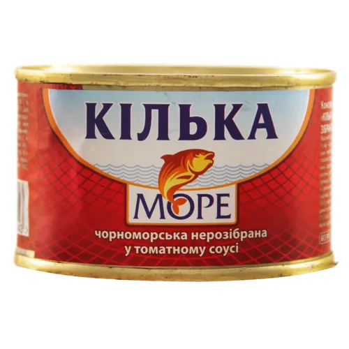 Кілька чорноморська в томатному соусі Море 230г