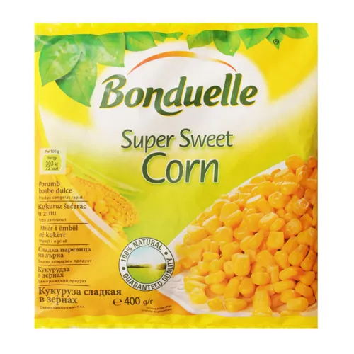 Кукурудза в зернах заморожена Bonduelle м/у 400г