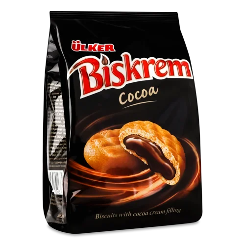 Печиво З Шоколадною Начинкою Biskrem, в/ґ, 130г