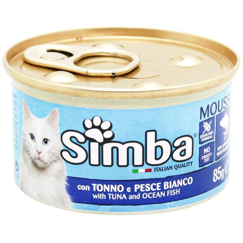 Корм вологий Simba з тунцем та океанічною рибою для котів 85г