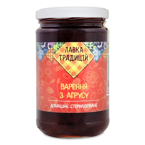 Варення З Агрусу Вищого Ґатунку, С/Б 350г