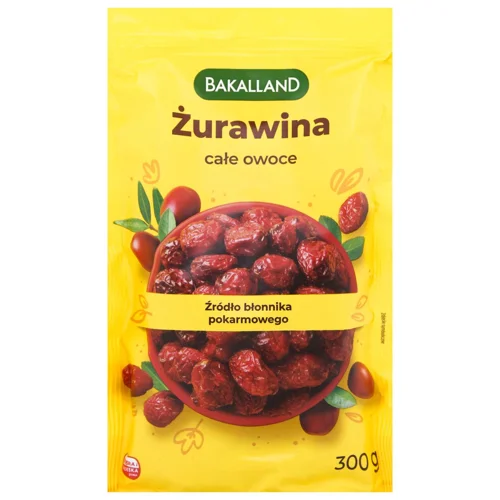 Журавлина Bakalland сушена зацукрована 300г