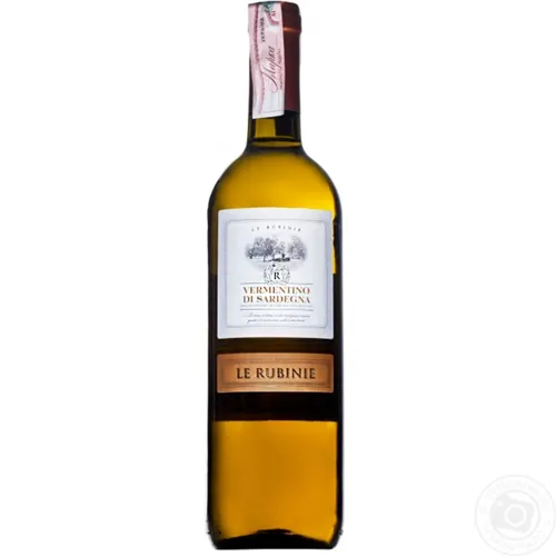 Вино Le Rubinie Vermentino di Sardegna біле сухе 12,5% 0,75л
