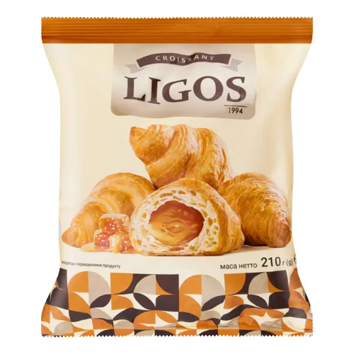 Круасани Солона карамель Ligos м/у 210г