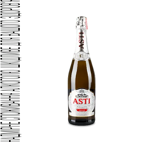 Вино ігристе Entre Salute Asti біле солодке, 0,75л