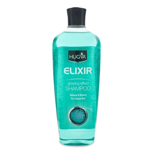 Шампунь для Жирного Волосся Volume&Bounce Elixir Hugva, 600мл