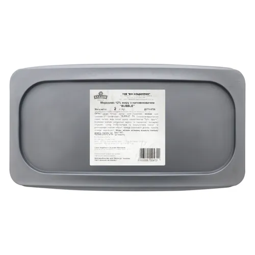 Морозиво 12% з наповнювачем Bubble Хладик кг