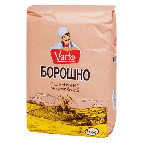 Борошно пшеничне Varto вищий гатунок 1 кг