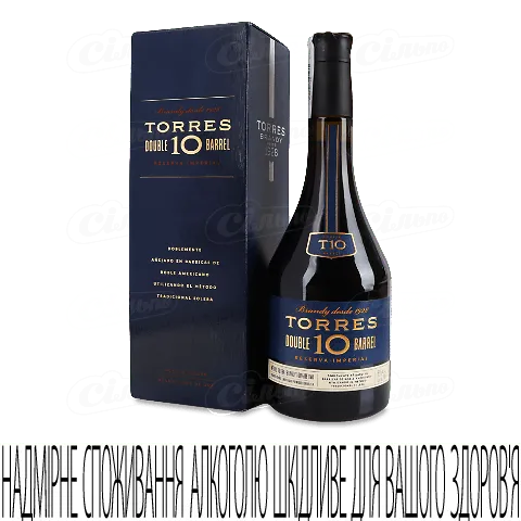 Бренді Torres 10 Double Barrel, 0,7л