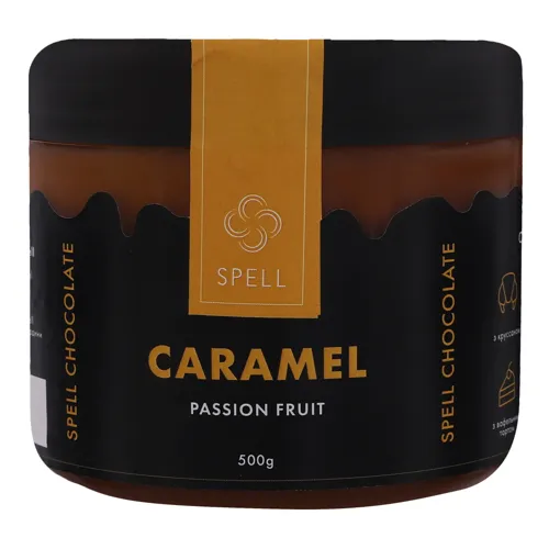 Паста кондитерська Карамель з маракуйєю Spell п/б 500г
