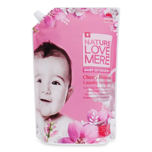 Гель для Прання Дитячого Одягу з Ароматом Цвітіння Вишні NatureLoveMere, 1.3л