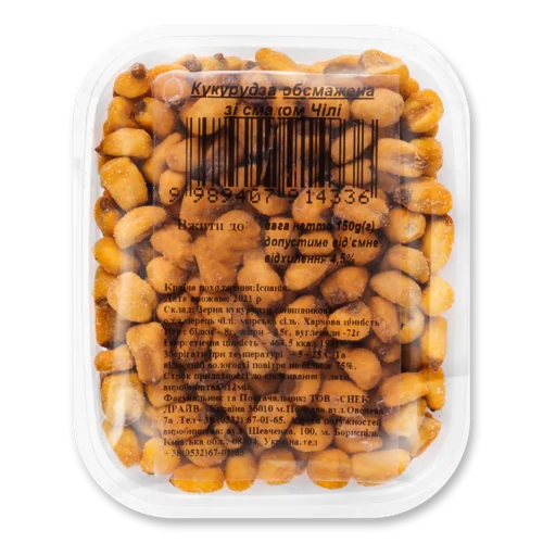 Кукурудза Обсмажена Зі Смаком Чилі, п/у 150г