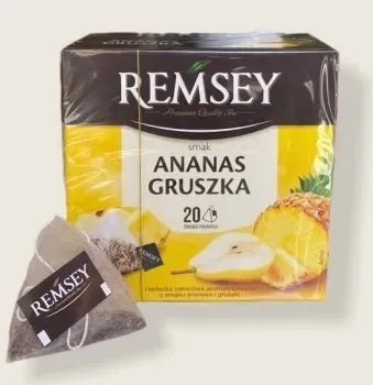 Чай Ramsey з фруктами ананас і груша в пірамідках