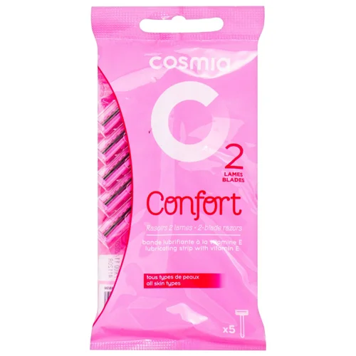 Станок Cosmia Comfort одноразовий жіночий 2 леза 5шт