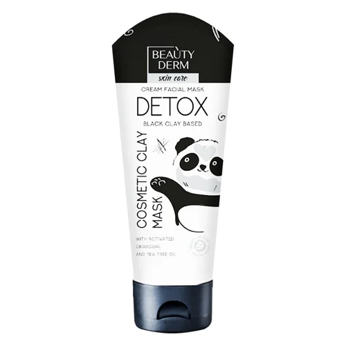 Маска для обличчя Beauty Derm Detox на основі чорної глини 75мл