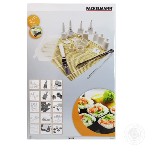 Набір для приготування суші Fackelmann 12 предметів + книга рецептів