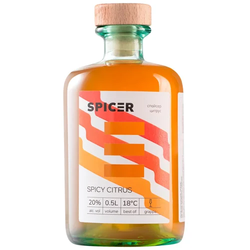 Лікер Spicer Цитрусово-імбирний 20% 0,5л