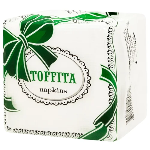 Серветки столові Toffita білі 55шт