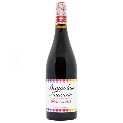 Вино Beaujolais Nouveau Roc Rouge червоне сухе 13% 0,75л