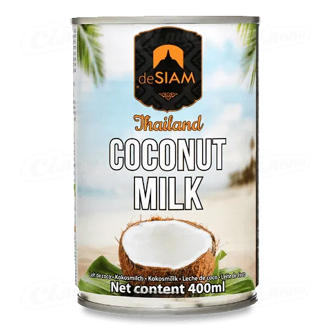 Молоко кокосове deSiam тайське, 400мл