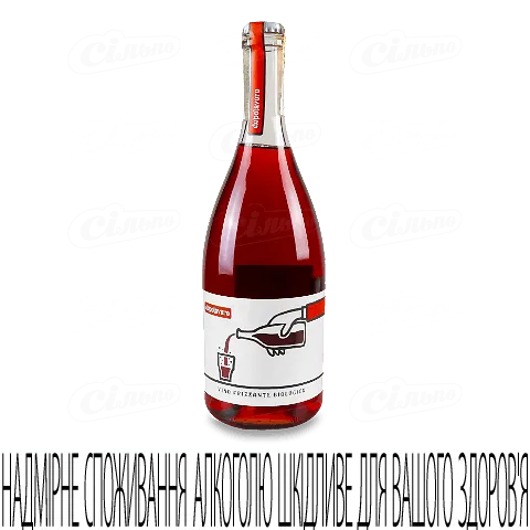 Вино ігристе Dopolavoro Red organic semi, 0,75л