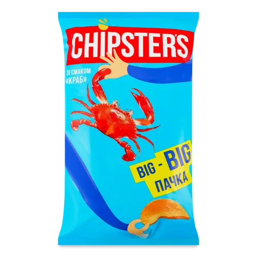 Чипси Картопляні Краб Вищого Ґатунку, м/у 170г