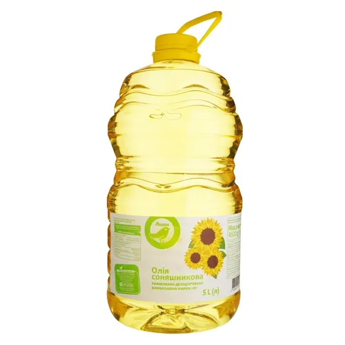 Олія соняшникова рафінована «АШАН» 5л
