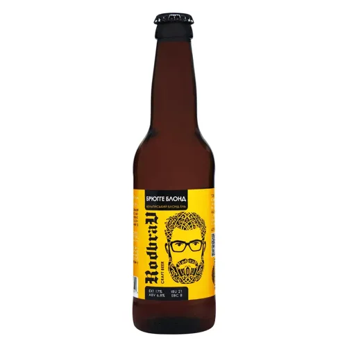 Пиво Rodbrau Бельгійський Блонд Ель Брюгге Блонд світле 6,8% 0,33л