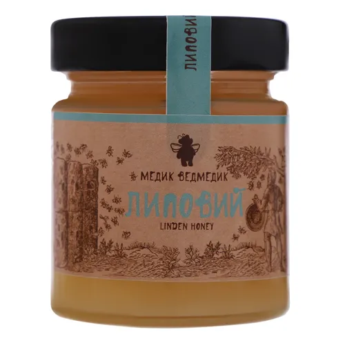 Мед липовий Медик Ведмедик 250г