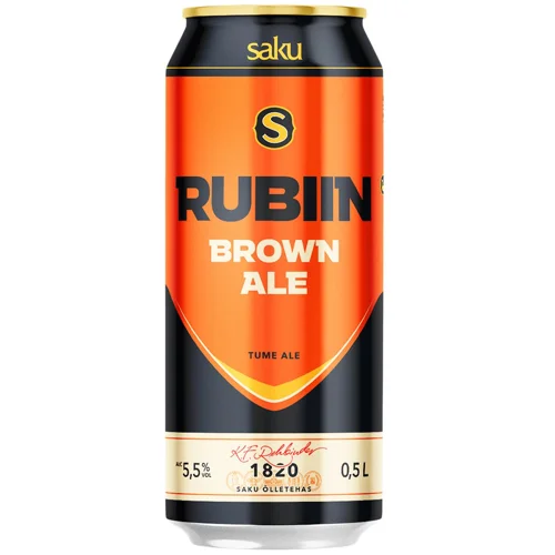 Пиво Saku Rubiin темне 5,5% 0,5л