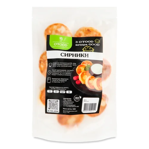 Сирники Заморожені O'Food д/п, 500г