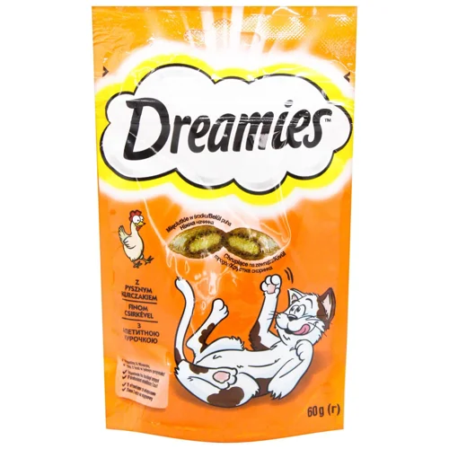 Ласощі для котів Dreamies з куркою 60г