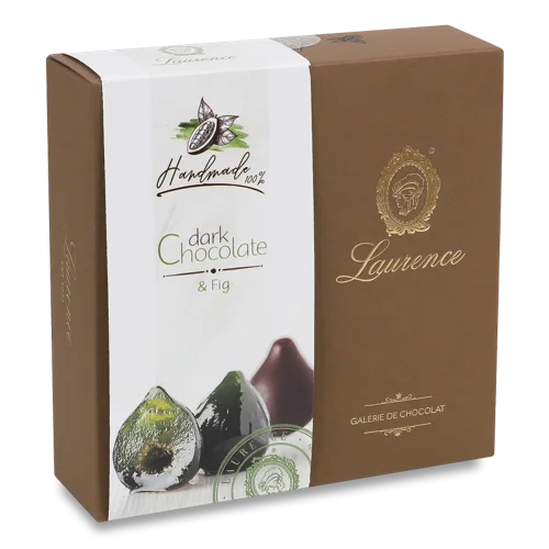 Цукерки Інжир у Чорному Шоколаді Laurence к/у, 160г